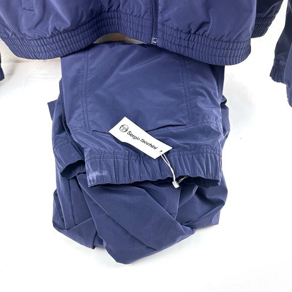 Sergio Tacchini Tracksuit XXL - Nico - Blue Eclipse, Embroidery, New With Tags - Picture 5 of 16